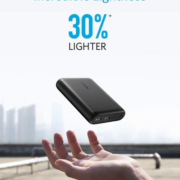 Anker PowerCore 13000mAh, Compact 3-Port Ultra-Portable Phone Charger Power Bank - Picture 3 of 5